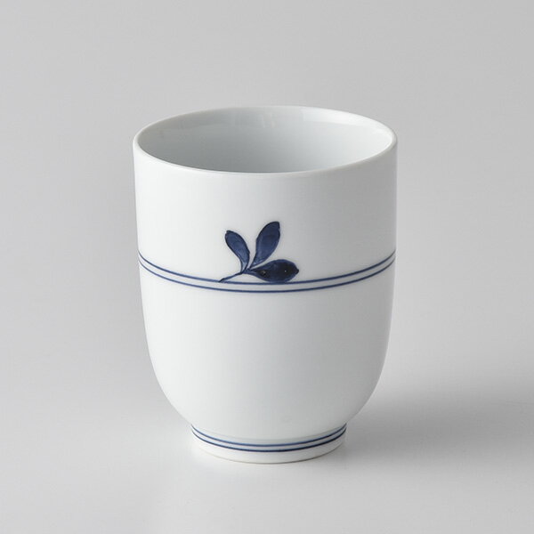 めばえ（大）コップ手書き 波佐見焼 洸琳窯 染付