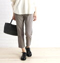 【50%OFF】ドミンゴブロカント D.M.G Brocante テーパードパンツ クロップドパンツ アンクル丈 スリム テーパード ストレッチ カジュアル・33-074T-1271702(レディース)