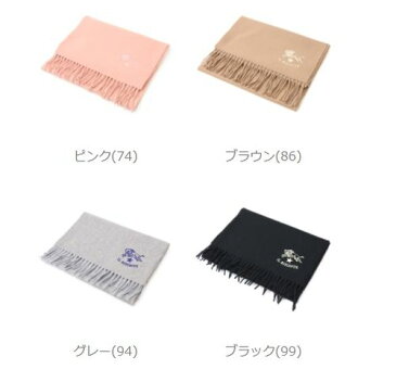 IL BISONTE(イルビゾンテ)ウール バッファローロゴ ストール マフラー・54202309281-0062002【メンズ】【レディース】【■■】