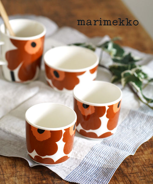 【12/11 1:59までポイント10倍】マリメッコ marimekko ウニッコ柄 コーヒーカップセット コップ 2個セット UNIKKO COFFEE CUP 2 DL W/O H・52209470397-0062301(レディース)(1F-K)