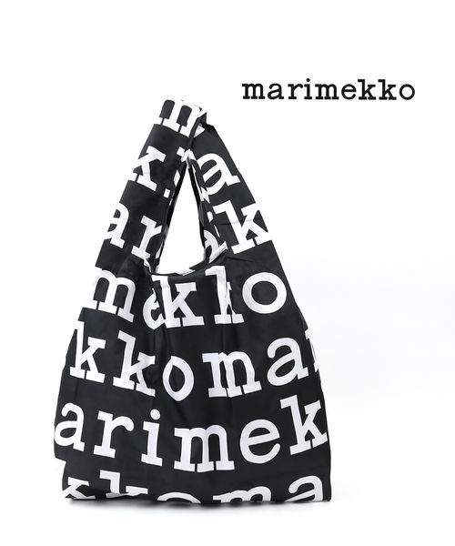 >>ギフト対応について 情報 marimekko(マリメッコ) ブランドロゴ スマートバッグ エコバッグ MARILOGO SMART BAG・52209248854 【実寸】F(フリー)(縦40cm×横36.5cm×マチ16cm、持ちて高...