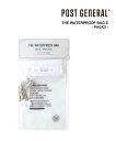 【5/10と5/11は10%クーポン&ポイント10倍】ポストジェネラル POST GENERAL マジックテープ付き 防水バッグ PVC 収納袋 小物入れ TH...
