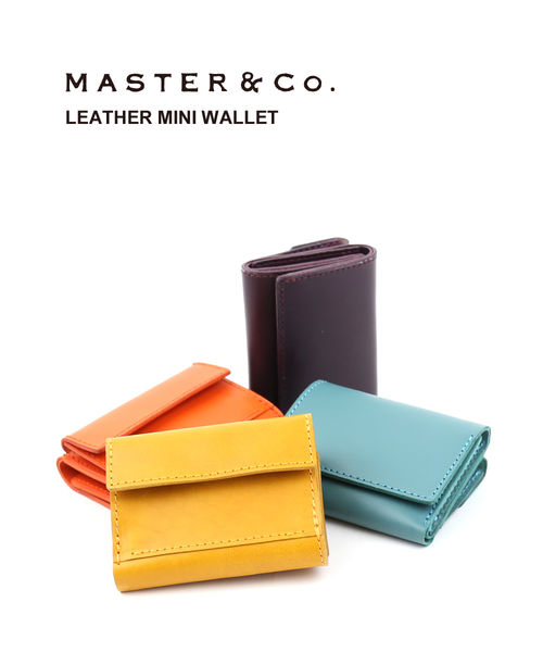 マスターアンドコー Master&Co. ブッテロ ミニ財布 三つ折り財布・MC1224-3282102(メンズ)(レディース)