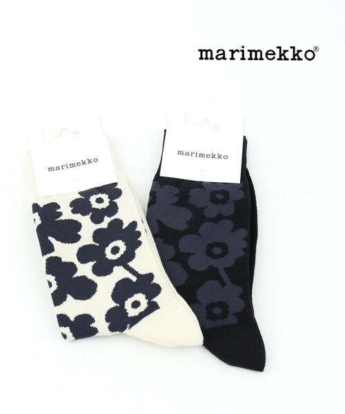 マリメッコ 靴下 レディース 【20%OFF】マリメッコ marimekko コットン混 ウニッコ柄 靴下 ショートソックス SUKKASILLAAN・52223591024-0062201(メール便可能商品)[M便 3/5](レディース)