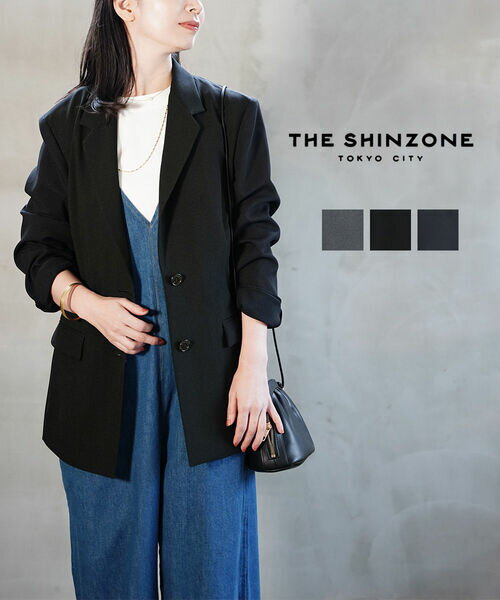【3/30~4/1はポイント10倍】ザ シンゾーン THE SHINZONE ジャケット クライスラージャケット テーラードジャケット ライトアウター セットアップ 定番 薄手 カジュアル トラッド きれいめ・23SMSJK02-4432401(レディース)