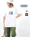 ユニバーサルオーバーオール UNIVERSAL OVERALL コットン クルーネック 半袖 Tシャツ カットソー T-DETERGENT BOX・U2313232-D-4592301(メンズ)(レディース)(クーポン対象外)