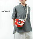 【ポイント2倍】マリメッコ marimekko ショルダーバッグ バッグ かばん コットン キャンバス 斜め掛け ポシェット かわいい 北欧 旅行 お出かけ トラベル 赤 軽量・52233691976-0062301(レディース)(4)