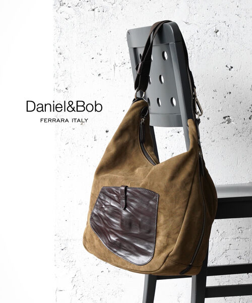 ダニエル＆ボブ ダニエル&ボブ Daniel&Bob スウェード ショルダーバッグ IDINA KALEIDO WASH・DAB253L01-2771502(メンズ)