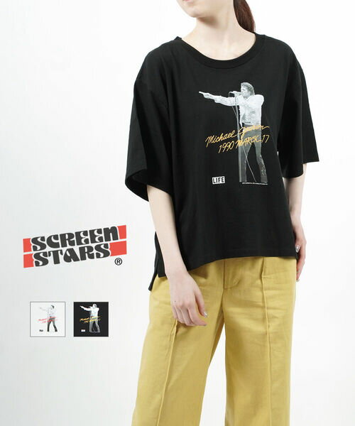 楽天市場】マイケルジャクソン tシャツ bad（レディース