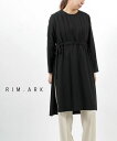 リムアーク RIM.ARK タックプリーツ サイドスリット ロングトップス チュニック Side open long tops・460ESL30-0100-4202101(レディース)(2F)