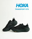 【2024年春夏新作】ホカオネオネ HOKA ONE ONE TRANSPORT GTX メンズ トレッキング シューズ スニーカー 靴 ブラック 26.0 26.5 27.0 27.5 28.0 ゴアテックス 登山 撥水 防水 アウトドア・1133957-2542401(メンズ)(C-2)