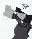 【20%OFF】【2025年春夏新作】ミラー MILLER タンクトップ インナー トップス コットン 綿 パネルリブ ボーダー Uネック クルーネック ノース...