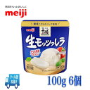 明治 北海道十勝生モッツァレラ 100g×6個入　meiji クール便　とろり　まろやか　送料無料