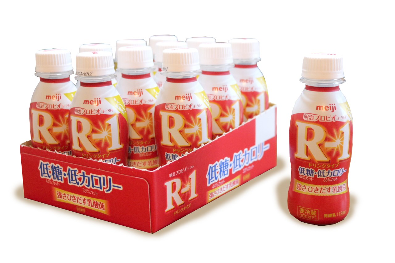 明治　プロビオヨーグルト　R-1　ドリンクタイプ 【低糖・低カロリー 】 112ml×48本　クール便　健康　乳酸菌　乳飲料　乳製品　送料無料　飲むタイプのヨーグルト　ドリンクタイプ　112ml　強さ引き出す　低糖　低カロリー　免疫力アップ　R1