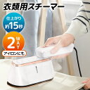 【76%OFF更に最安4,080円★クーポン利用で】 スチームアイロン ハンガーにかけたまま アイロン 1台2役 衣類スチーマー シワ伸ばし 15秒立ち上がり ...