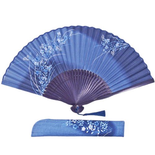 舞扇堂扇子セット「藍乃町/撫子 桔梗」の紹介画像2