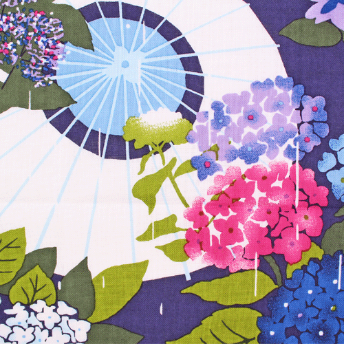 【3枚以上で送料無料】絵てぬぐい「五月雨に紫陽...の紹介画像3