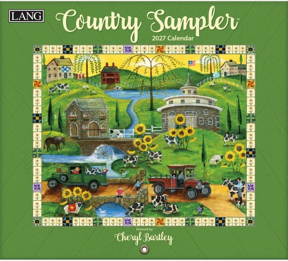 アメリカで人気のメーカー、ラング社製の壁掛けカレンダーです。有名デザイナーの絵画のように美しいカレンダーとなっています。カレンダーとしてだけでなく、インテリアとしても飾ることのできるカレンダーです。 輸入品のため、メインの祝祭日は日本と異なります。 商品情報 デザイナー Cheryl Bartley サイズ 畳んだ状態：33×34cm 開いた状態：61×34cm ラッピング 和風or洋風 配送方法 宅配便 諸注意 メインの祝祭日は日本と異なります。 当店では宅配便でのご配送になります。