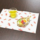 越前和紙 ランチョンマット 「金魚」10枚入り 敷き紙 敷紙 テーブルマット ペーパーランチョンマット 使い捨て もみ和紙 クラフト 日本製