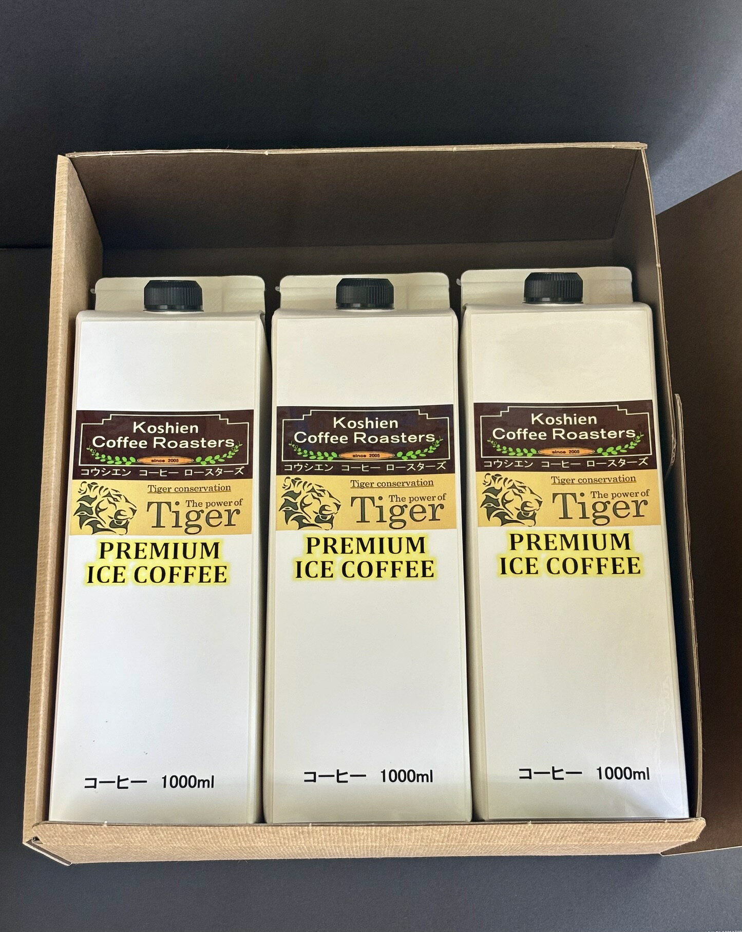 プレミアムコーヒー リキッド 1L 3本 ギフト セット 送料無料 無糖 コーヒーリキッド Koshien Coffee Roasters コーヒー豆 珈琲 すっぱくない　苦旨 深煎 お試し 甲子園 高級 珈琲 父の日 母の日 お中元 お歳暮 北海道沖縄は 送料500円かかります