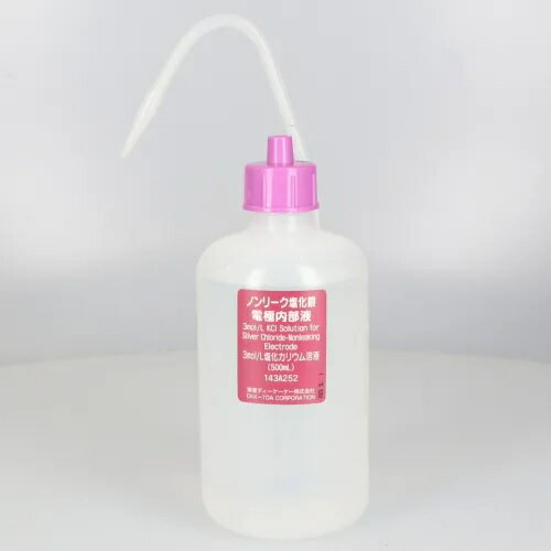 東亜DKK 3M塩化カリウム溶液 (ノンリーク塩化銀電極内部液KCL) 3M 500mL