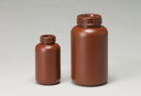 ポリエチレン 広口 規格瓶 100ml 茶