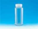 遠心びん 平底ねじ蓋付 500mL PC