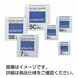 アドバンテック東洋 定量ろ紙 No.5A 185mmφ　3-360-0556