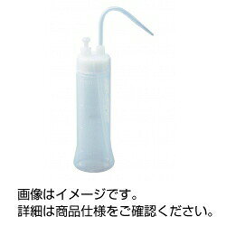 ポリ洗浄瓶 スリム型 B型 コック付 400mL 3-743-0331