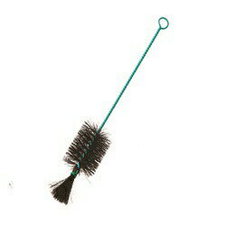 ブラシ 小試験管用 黒毛 ビニール巻柄 H-15F