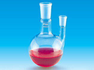 Fine共通摺合二口丸型フラスコ 500mL 29-15