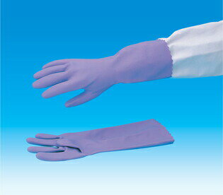 ビニトップ厚手手袋 132 紫 M 1双