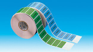 ナンバー連続ラベル NR-1型 白色