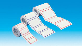 ボーダーラベル 2型 40×60mm 青