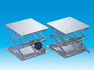 上下板SUS304製ノブ式天板寸法(mm):200×200伸縮範囲(mm):75〜245静止耐荷重（kg）:25*ジャッキ重量(kg):約3
