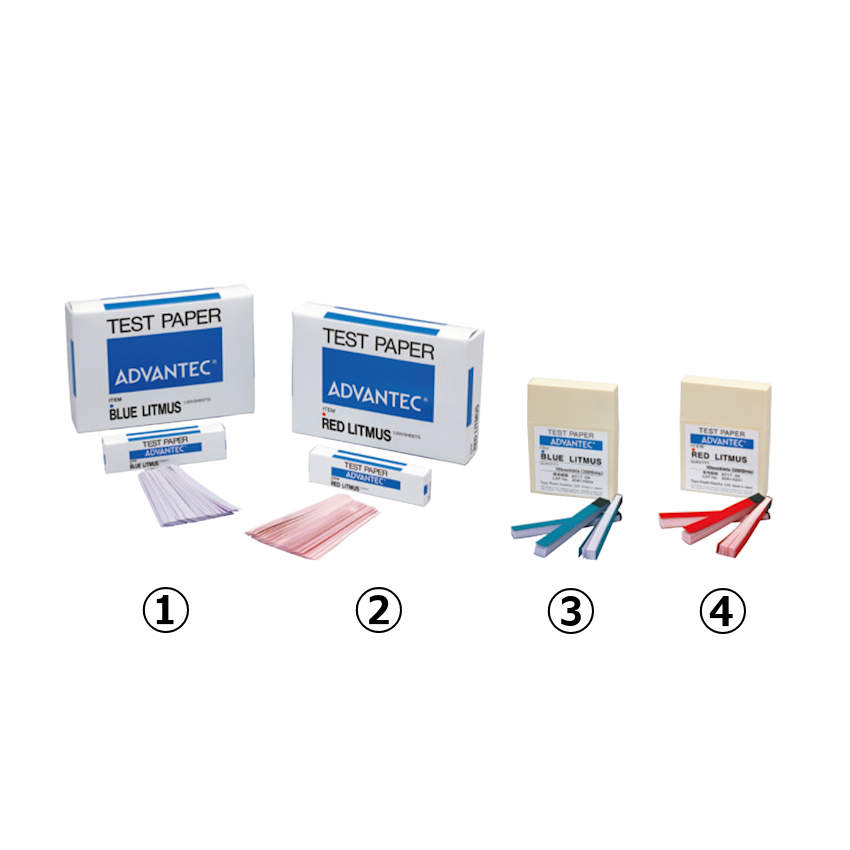 アドバンテック リトマス試験紙 紙箱入 赤