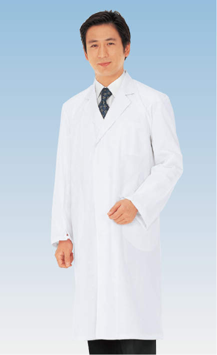 ●抗菌加工済型式：SH-11-A-01規格：男子用サイズ：LL着丈（cm）：115胸囲（cm）：120肩幅（cm）：48袖丈（cm）：62材質：ポリエステル65％、綿35％カラー：ホワイト袖口：紐