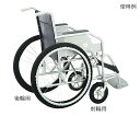 車椅子車輪カバー(ノンスリップ&防水) 前輪用 1袋(2枚入)