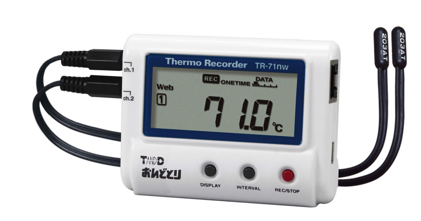 T＆D　温度記録計　おんどとり　TR－71nw