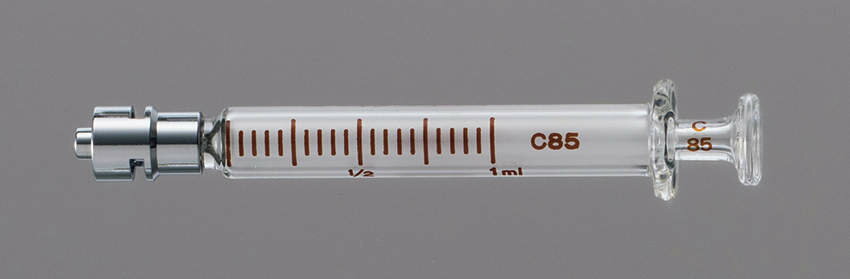 トップ 硝子注射筒 ロック先 2ml 1入