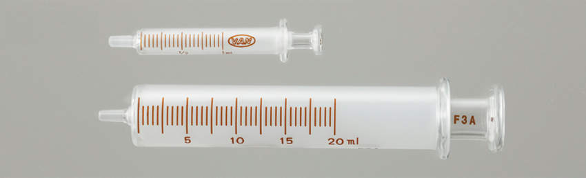 VAN 硝子注射器 1入 ガラス先 2ml 中口
