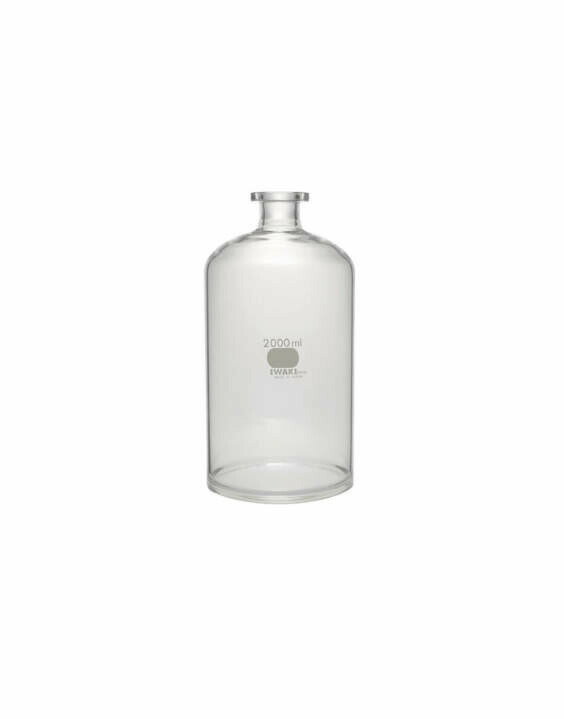 IWAKI自動ビューレット用 平面ジョイント付瓶 白 2L