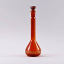 ISOLAB メスフラスコ 茶 100ml(4)