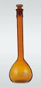 宮原 透明摺合せ メスフラスコ 茶 10ml HG(4)