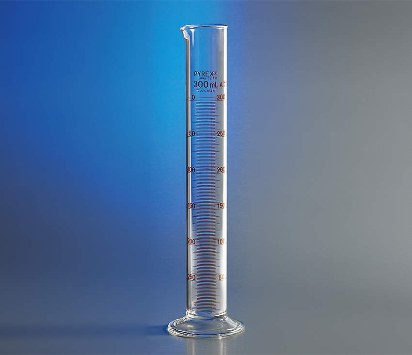 PYREX メスシリンダー 300ml 3022JIS-300