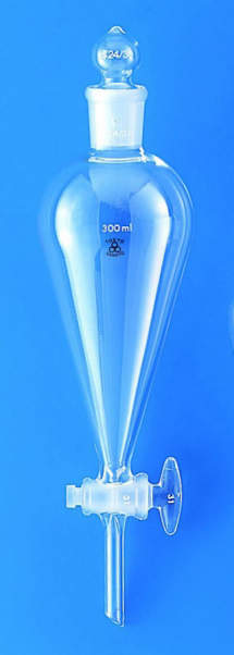 三商印　分液ロート　スキーブ形　300ml