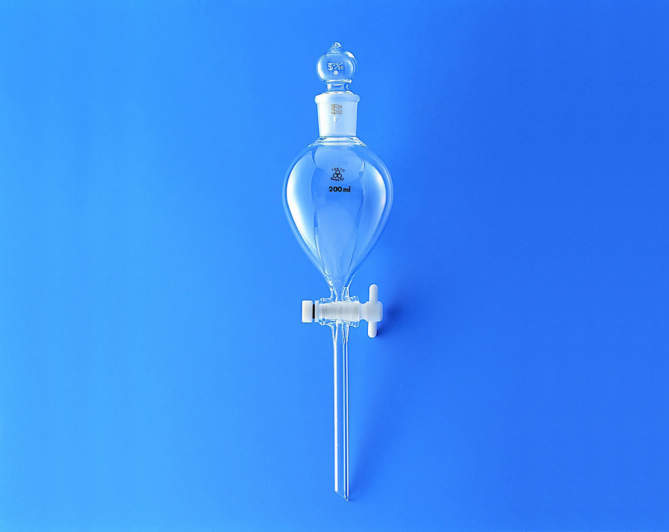 三商印 分液ロート 球形 PTFEコック付 2000ml