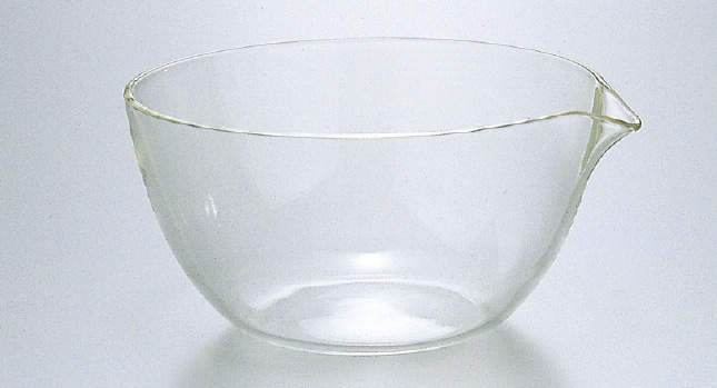 硝子製 蒸発皿 平底 150mm
