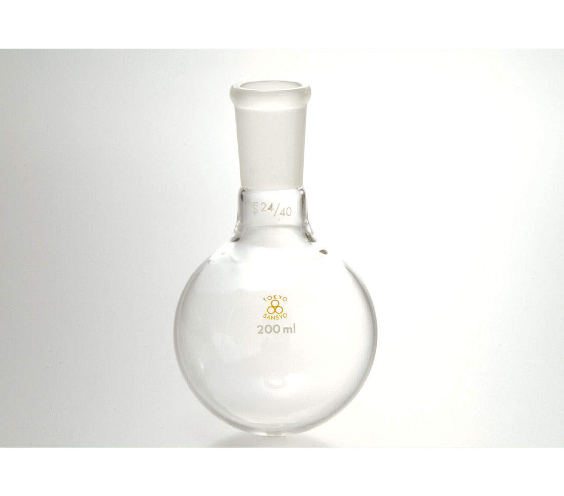 三商印 共通摺合せ丸底フラスコ 1000ml 24/40