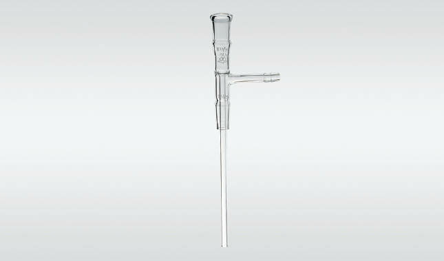 三商 透明摺合せ排気管 中管付 上15/25 下24/40